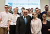 Frank Walter Steinmeier beim Messerundgang