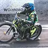 Speedway-Motorrad in Action.