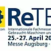 Die ReTEC ist von 25. bis 27. April 2017 in Augsburg. -