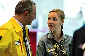 Roland Reichert und Leonie Schnieber