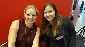 Veronika Seethaler und Evelyn de Andrade Mahlik