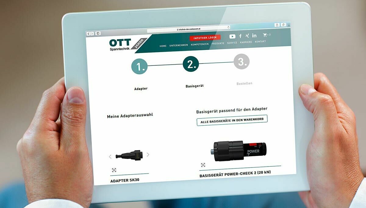 Power-Check 2: Ott-Jakob startet Online-Produktkonfigurator