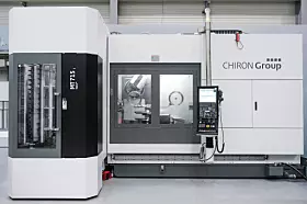 Flexible Fräs-Dreh-Bearbeitung für kleine und mittlere Serien – dafür steht die MT 715 two+. Eine der Möglichkeiten: das Fertigen von langen Wellenteilen bis 1.400 mm.