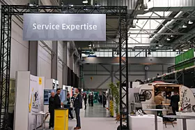 Auch der Bereich Service wird bei Chiron groß geschrieben und nimmt im OPEN HOUSE einen eigenen Bereich ein. Vorgestellt wurde dort unter anderem das Online-Portal für Kunden "myCHIRON".