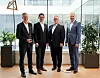 Neues WZL-Direktorium v.l.n.r.: Prof. Robert Schmitt, Prof. Michael Riesener, Prof. Wolfgang Boos und Prof. Christian Brecher.