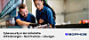 Header zum Whitepaper: Cybersecurity in der
Lieferkette - Anforderungen – Best Practices – Lösungen. Zwei Techniker beugen sich über eine Maschinenkomponente in einer Werkhalle.